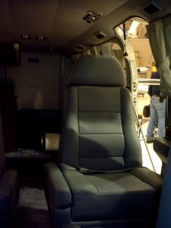 Cessna 340 Cockpit Seat Before